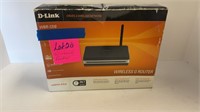 D-Link Wireless G router in box