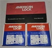 American Lock Locksmiths Lock (bidding 3 times