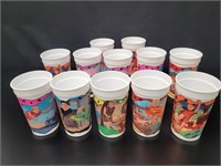 (12) 1990's The Flintstones Movie Cups