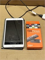 SAMSUNG TABLET & FIRE STICK