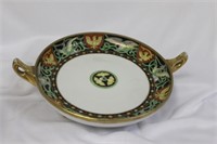 A Handpainted Nippon 3 Legged Tazza