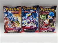 (3) Pokemon Scarlet & Voilet Pack