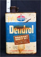 Vintage 1qt Standard Dendrol can