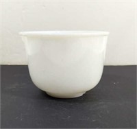 Vintage Glasbake Sunbeam Milk Glass Mixing Bowl