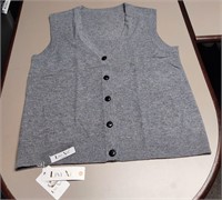 Liny Xin Women's Lg Merino Wool Vest