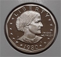 PROOF SUSAN B ANTHONY DOLLAR- 1980-S