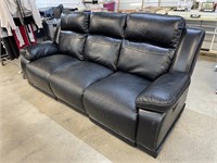 Black Double reclining couch