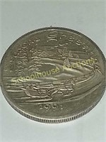 1991 silver round
