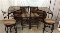 2 Piece Table w/ High Top Chairs Z14A