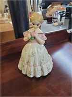 Vintage Ceramic Girl Figurine