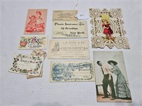 1900s Business calling cards ++