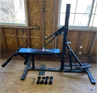 RESISTANCE WEIGHT BENCH W/ STAIR STEPPER