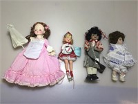 Collectible dolls.