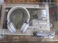 Merkury Aluminum Series White Headphones,