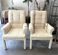 DIY Pair of Fabric Chairs & Towel Stand