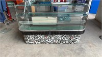 ART DECO SHOP COUNTER WITH MOSAIC TILES AND