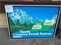 Salem Cigarettes Metal Sign - 17.5" x 21.5"