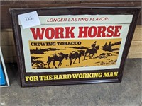 Work Horse Tobacco Metal Sign - 17.5" x 21.5"