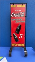 FREE HANGING COKE SIGN IN STAND