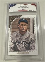 2022 Topps Gallery #110 Lou Gehrig Card