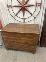 Primitive wooden chest, 40 x 22 x 32 inches