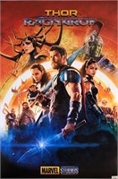 Thor Ragnarok Chris Hemsworth Autograph Poster