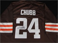 NICK CHUBB SIGNED JERSEY WITH JSA COA BROWNS