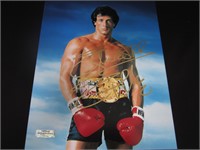 SYLVESTER STALLONE SIGNED 8X10 PHOTO WITH COA