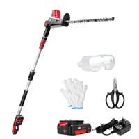MZK 20V MAX 22.4-inch Cordless Pole Hedge Trimmer