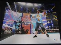 JOHN CENA SIGNED 8X10 PHOTO WITH FSG COA