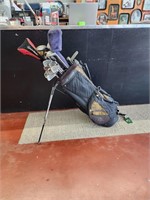 Vintage Golf Clubs with Taylor Made R7 Driver