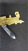 Train Locomotive Pocket Knife