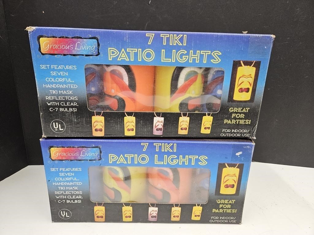 2 Boxes Tiki Patio Lights