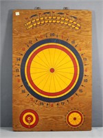 Vintage Double Sided Dart Board Game