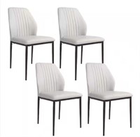 $389-4-Pk Gojane Faux Leather Dining Side Chair Wi