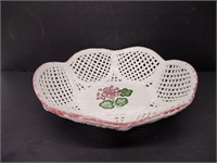 Portigual Hand Painted Reticulated Ceramic Bowl