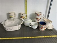 Coffee mug and cookware lot