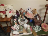 Bath Accessories, Mini Tea Set, Stuffed Animals,