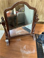 Small mirror and stand