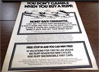 (2) 1970's Rupp Snowmobile Posters