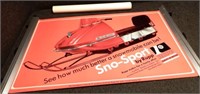 (2) Vintage Rupp Sno-Sport Snowmobile Pink Posters