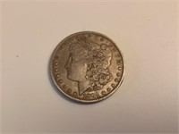 1891 P Morgan Silver Dollar,VF