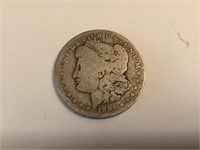 1886 O Morgan Silver Dollar,Circulated