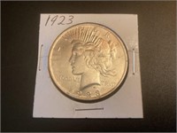 1923 P Peace Silver Dollar,XF