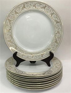 9 Harmony House Renaissance Porcelain Plates