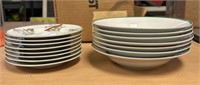 National Wildlife Federation bowls and saucers