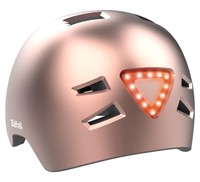 R2572  Zefal Rose Gold Light-Up Bike Helmet