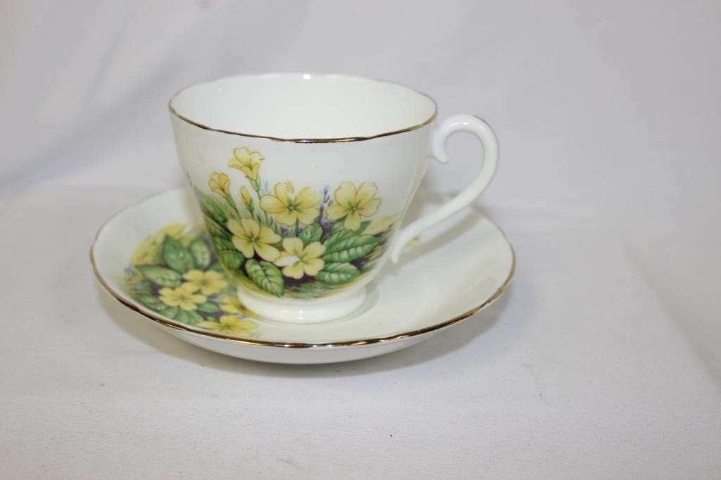 An Adderley Bone China Cup and Saucer