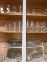 Kitchen cabinet glass lot