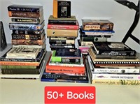 Large Lot of 50+ Books Hardcover and Paperback